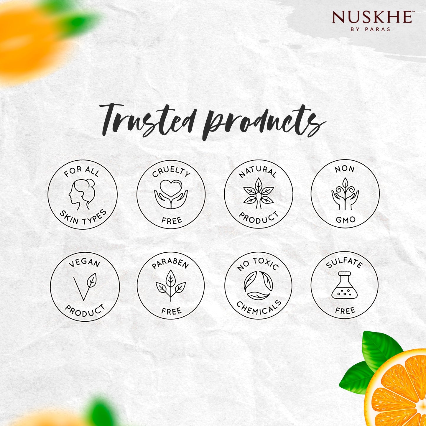 Nuskhe By Paras Vitamin C Cleanser Toner Combo - Vitamin C Dark Spot Reducing Face Wash and Vitamin C Pore Minimizing Toner ( Unisex )