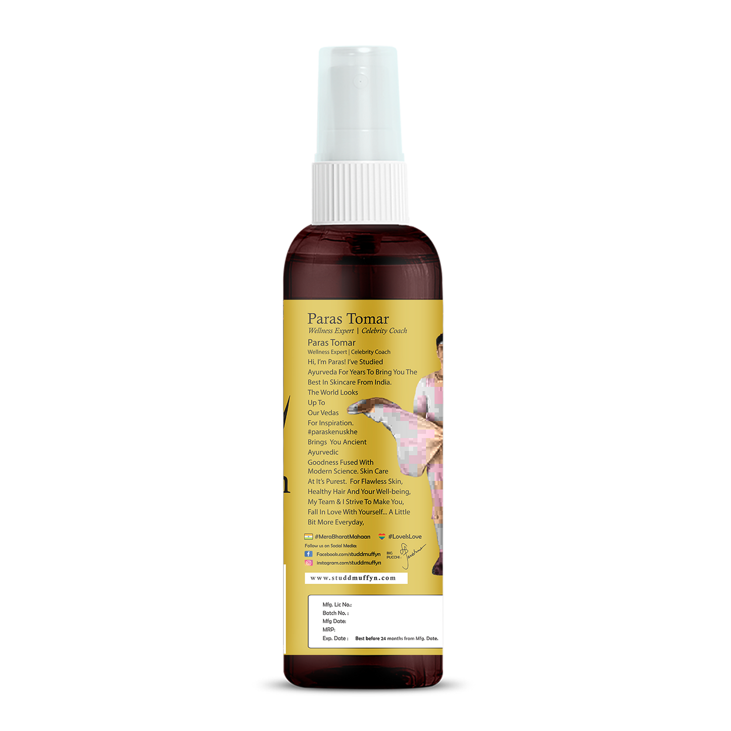 Nuskhe By Paras Ayurvedic Glass Skin Rice Water Face Mist - 100 gm