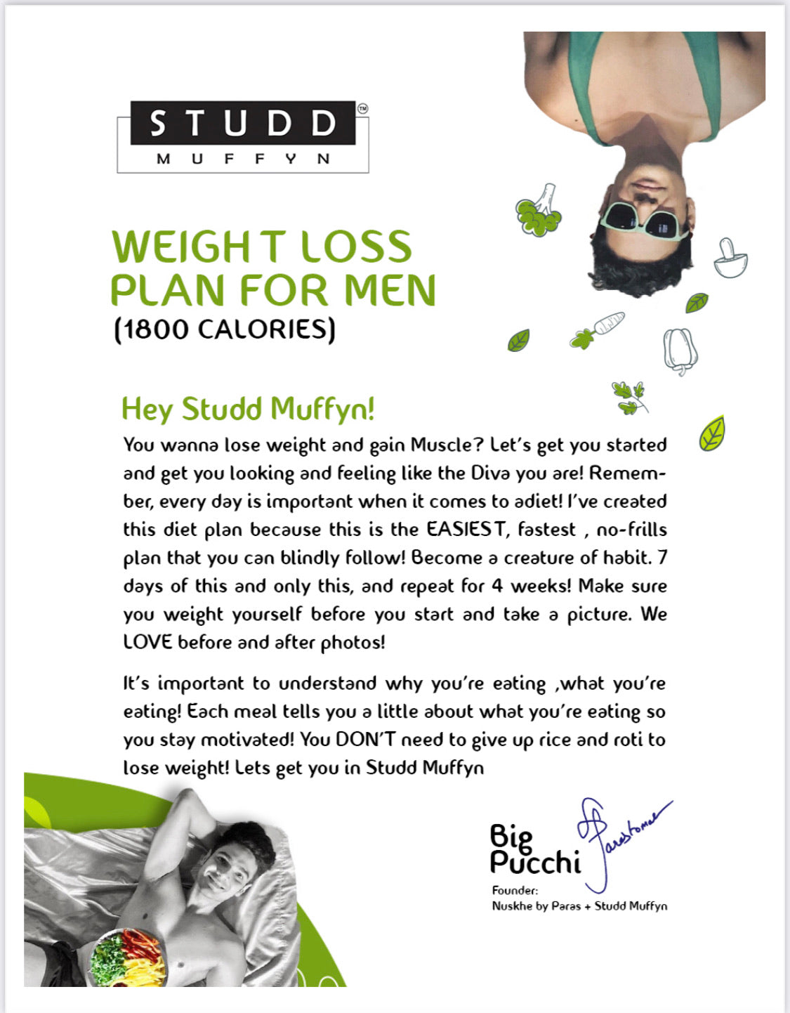 Studd Muffyn 4 week Weight Loss Diet Plan for Men & Women