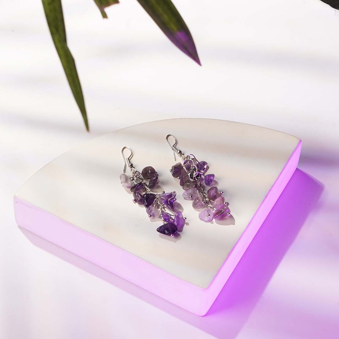 Amethyst Women Earrings