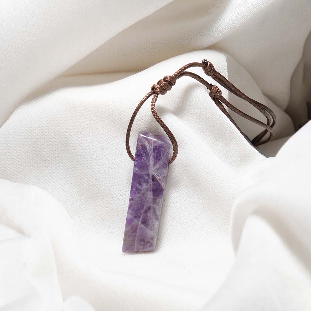 Amethyst Pencil Pendant