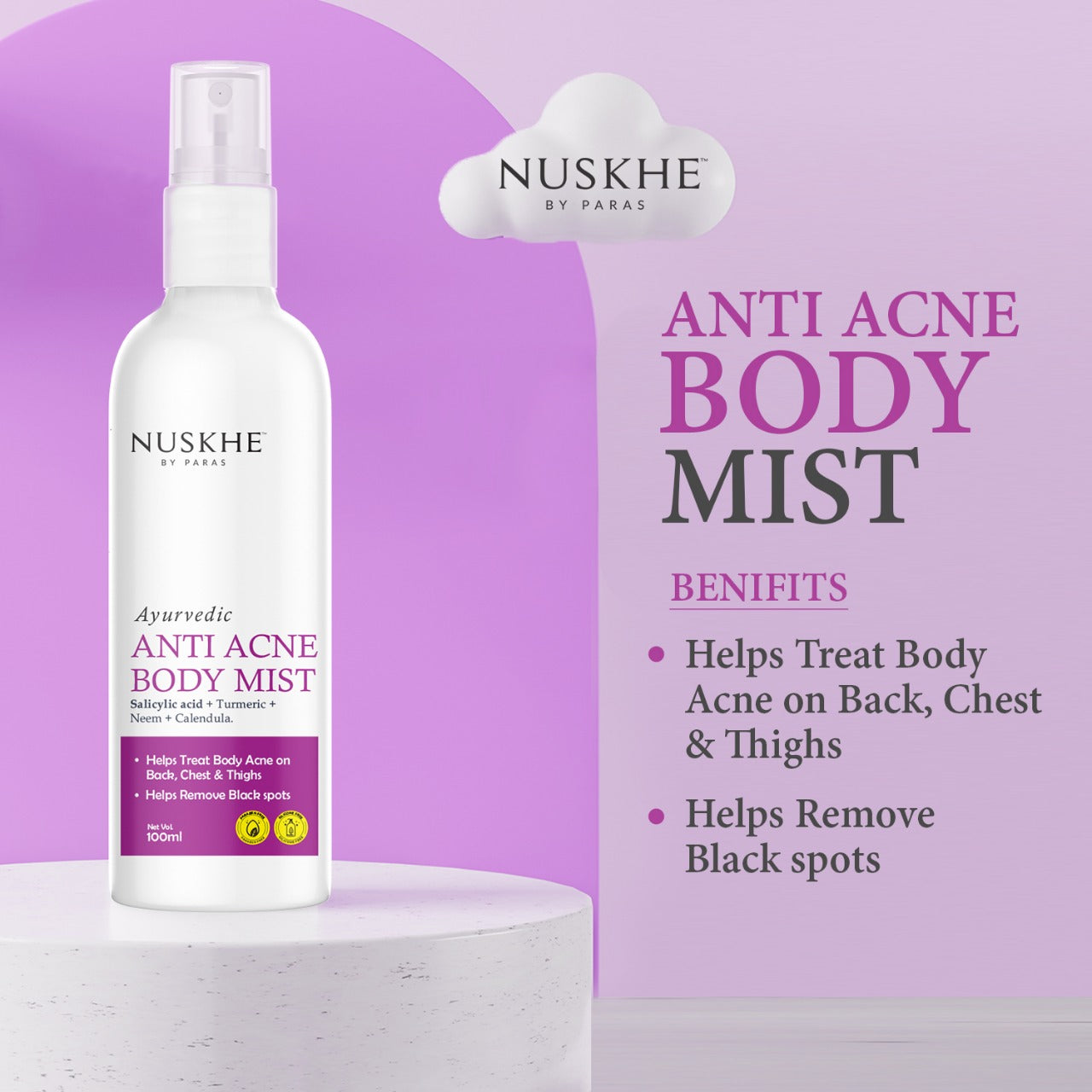 Anti Acne Body Mist 100ml