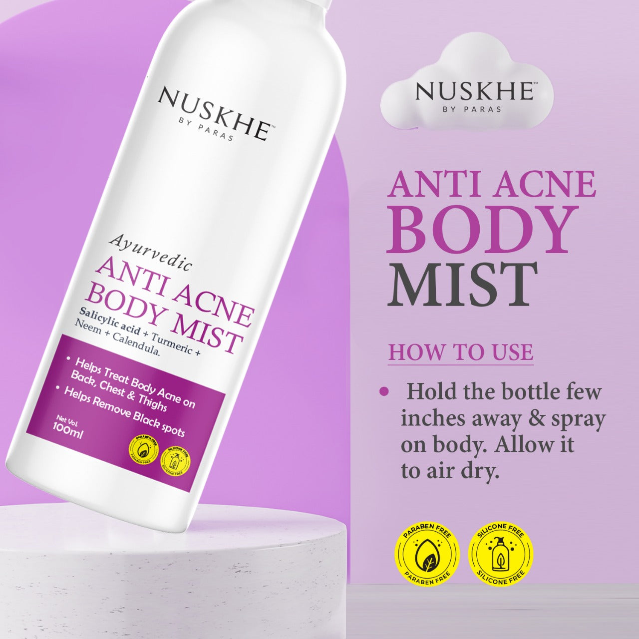 Anti Acne Body Mist 100ml