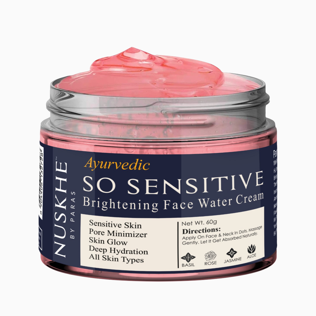 Nuskhe by Paras So Sensitive Rose Brightening Face Cream for Youthful skin, Hydrates & nourishes skin -60 Gram