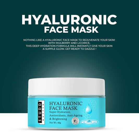 Studd Muffyn Hyaluronic Face Mask for Men and Women- 60 Gram