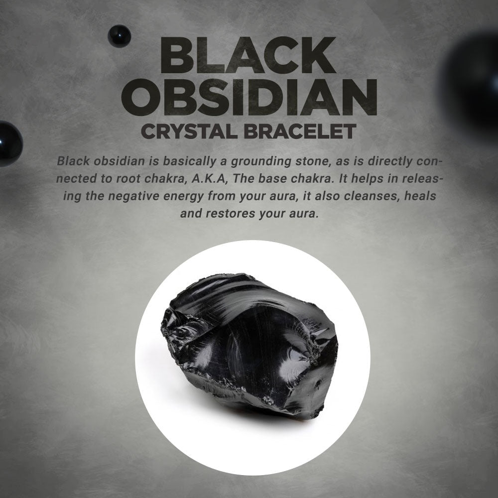 Black Obsidian Temple Bracelet | Jada Jo Jewelry