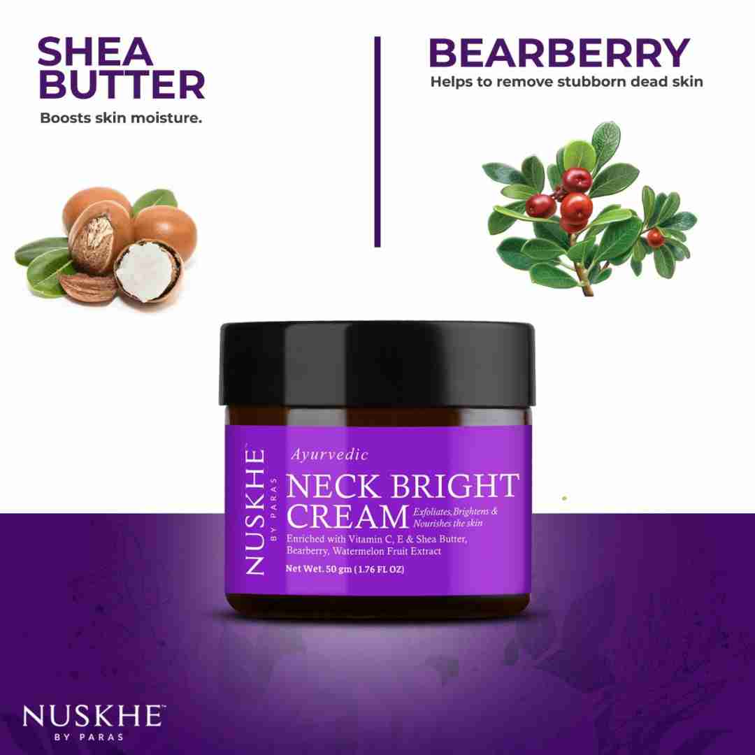 Nuskhe By Paras Ayurvedic Neckbright Cream-50 gm